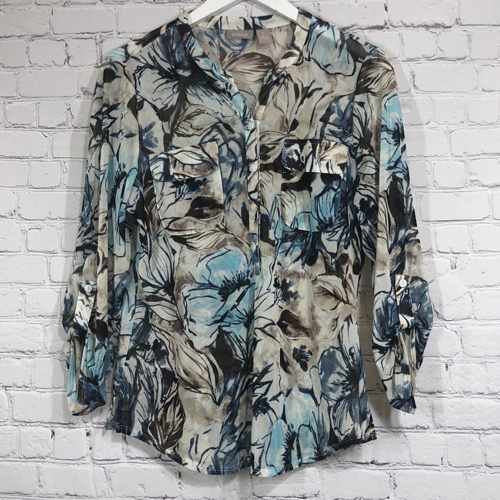 Chicos top floral